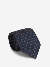 Bigi por Santa Eulalia Hombre Barcelona Corbata Floral Seda color Azul Noche sku 601-002140 01 - Foto 1