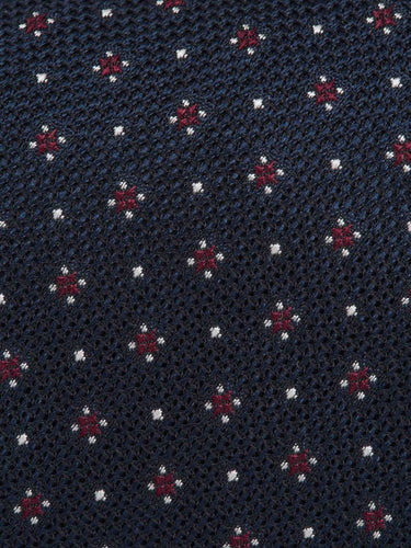 Bigi por Santa Eulalia Hombre Barcelona Corbata Floral Seda color Azul Noche sku 601-002140 01 - Foto 3