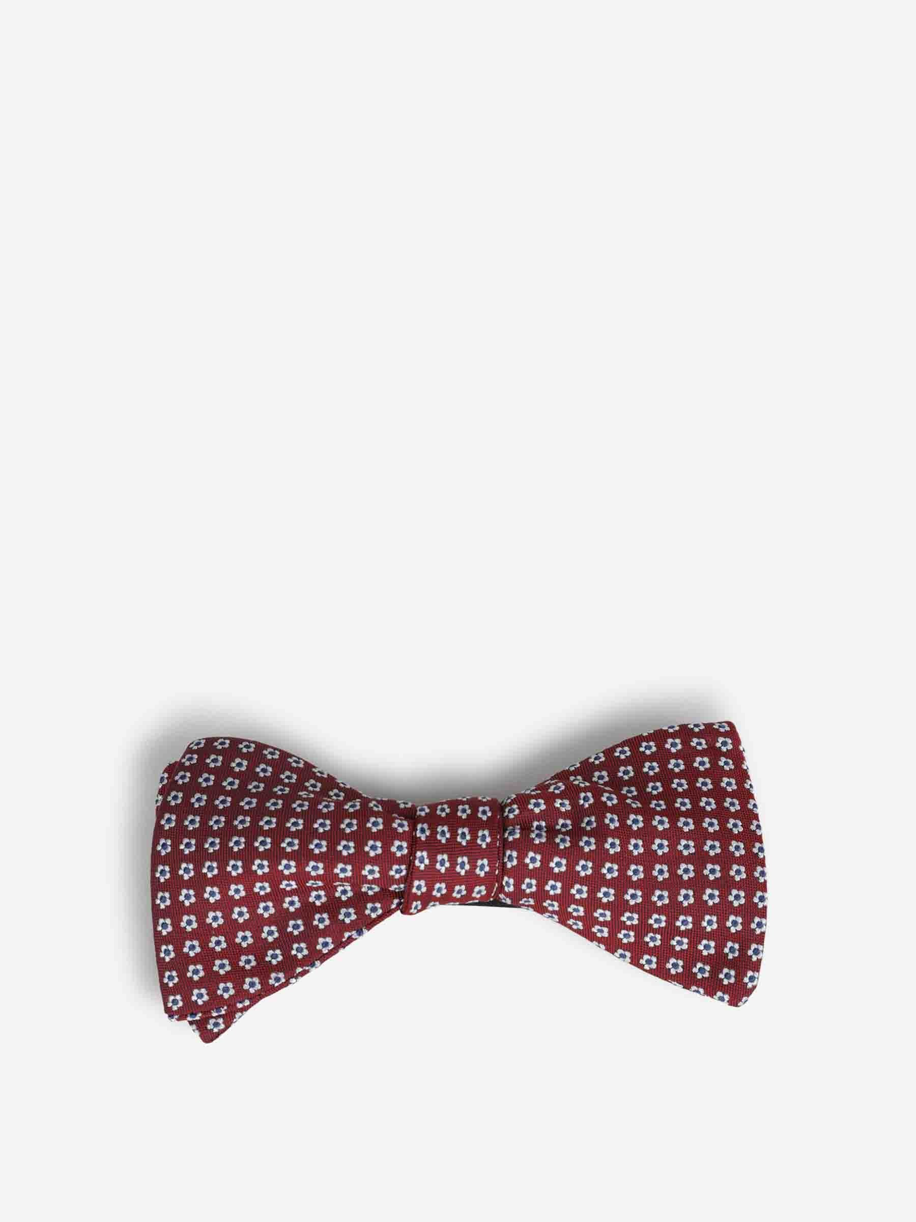 Petronius Hombre Barcelona Pajarita Seda Floral color Burdeos sku 602-000315 01 - Foto 1
