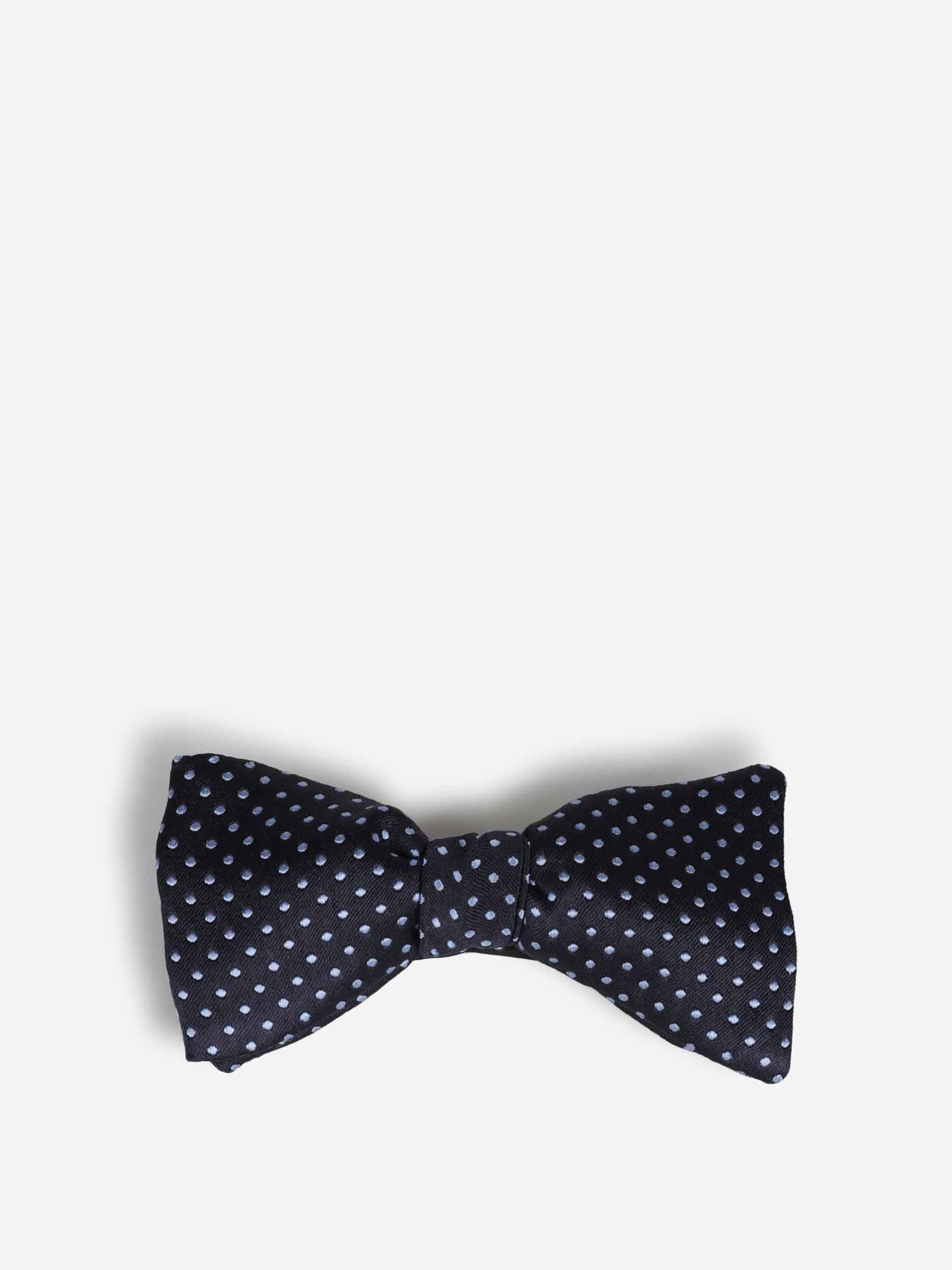 Petronius Hombre Barcelona Pajarita Seda Lunares color Azul Marino sku 602-000319 01 - Foto 1