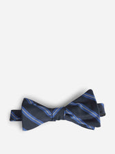 Petronius Hombre Barcelona Pajarita Listada Seda color Azul Marino sku 602-000322 01 - Foto 1