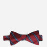 Petronius Hombre Barcelona Pajarita Listada Seda color Rojo sku 602-000322 02 - Foto 1
