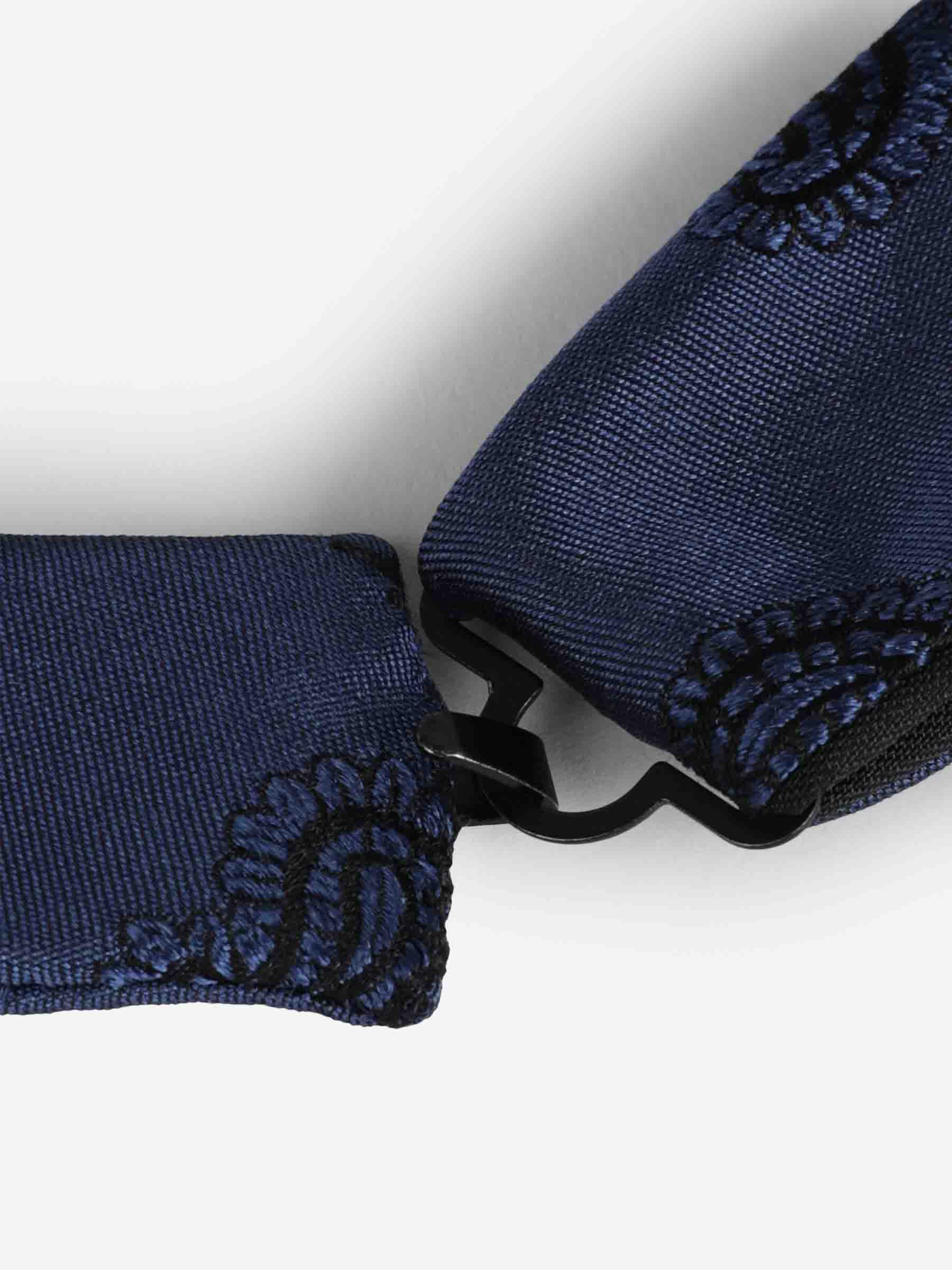 Petronius Hombre Barcelona Pajarita Seda Paisley color Azul Marino sku 602-000329 01 - Foto 2