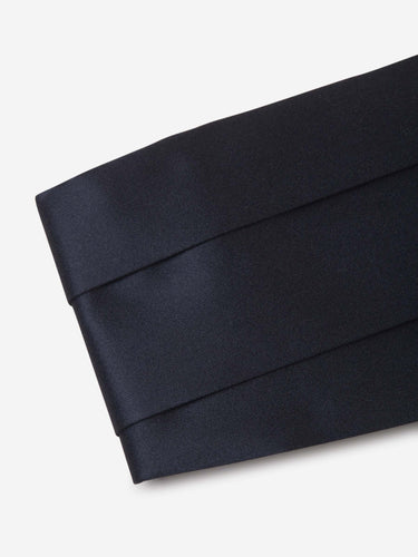 Canali Hombre Barcelona Fajín Seda color Negro sku 603-000010 02 - Foto 3