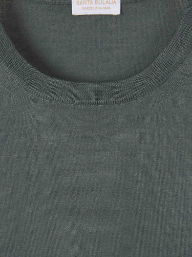Santa Eulalia Hombre Barcelona Jersey Cashmere Y Seda color Verde Oscuro sku 542-002426 01 - Foto 3