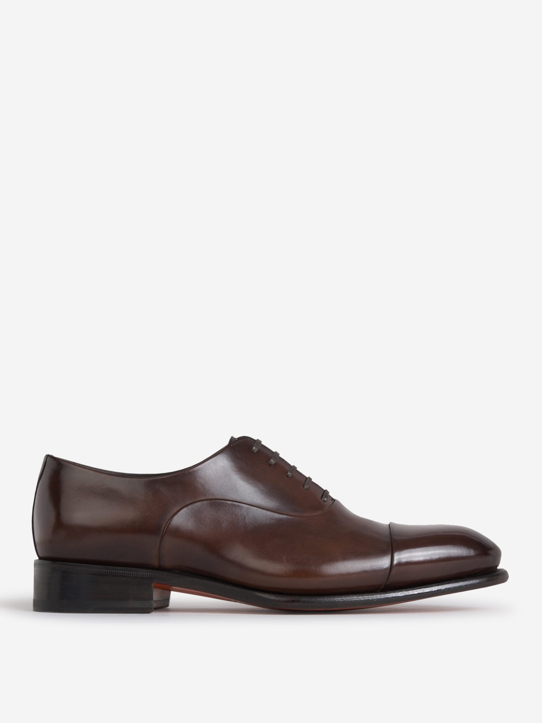 Santoni Zapatos Distressed Piel color Marrón Oscuro sku 611-003824 01 - Foto 1