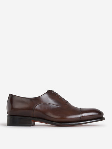 Santoni Hombre Barcelona Zapatos Distressed Piel color Marrón Oscuro sku 611-003824 01 - Foto 1