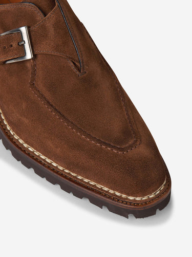 Bontoni  Barcelona Zapatos Hebilla Ante color 0401 sku 611-003705 01 - Foto 4