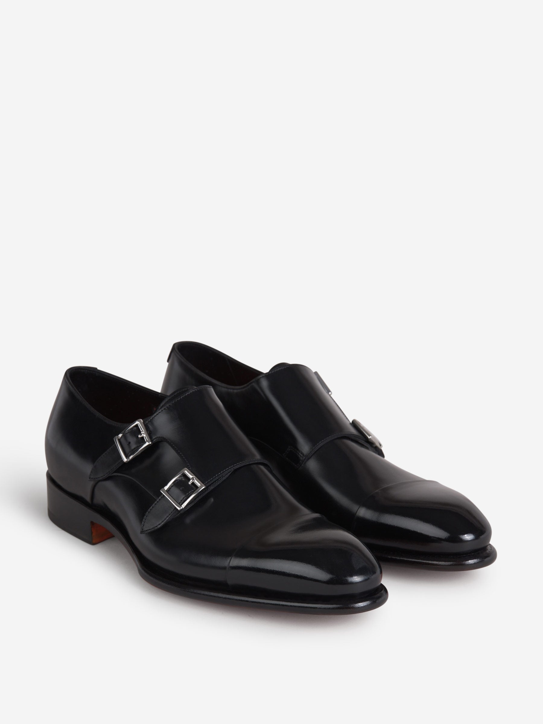 Santoni Hombre Barcelona Zapatos Con Hebilla color Negro sku 611-003823 04 - Foto 2