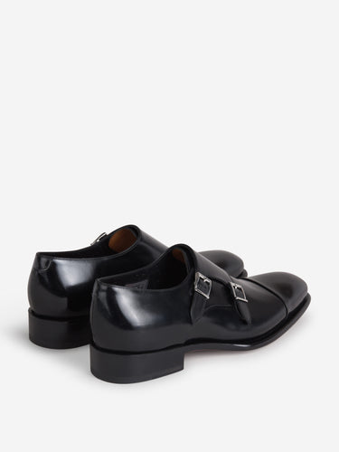Santoni Hombre Barcelona Zapatos Con Hebilla color Negro sku 611-003823 04 - Foto 3