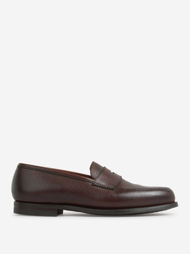 Crockett & Jones Hombre Barcelona Mocasines Piel Granulada color Marrón Oscuro sku 611-003983 01 - Foto 1