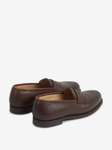 Crockett & Jones Hombre Barcelona Mocasines Piel Granulada color Marrón Oscuro sku 611-003983 01 - Foto 3