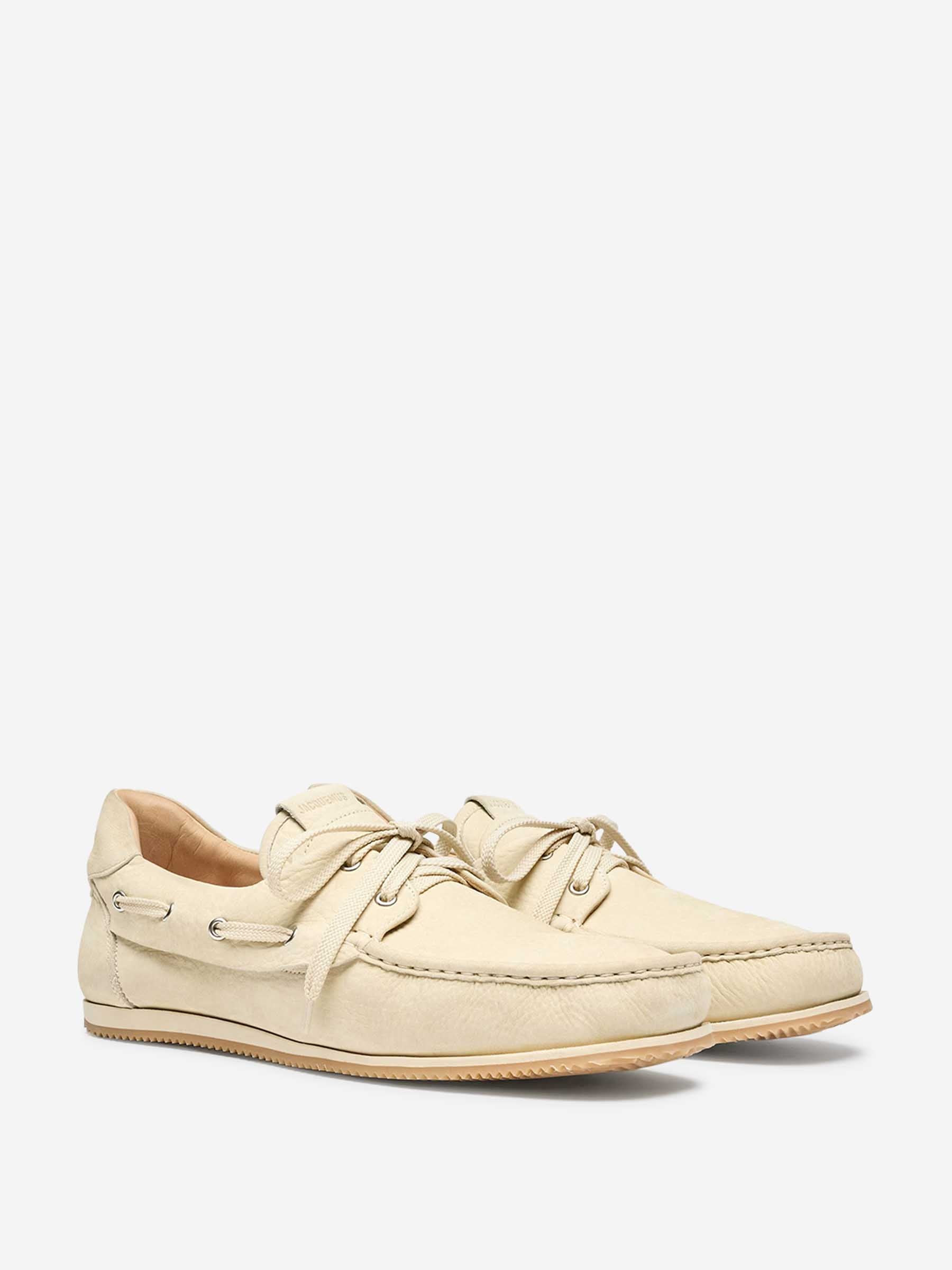 Jacquemus Hombre Barcelona Zapatos Náuticos Les Batto color Amarillo Claro sku 611-004549 00 - Foto 2