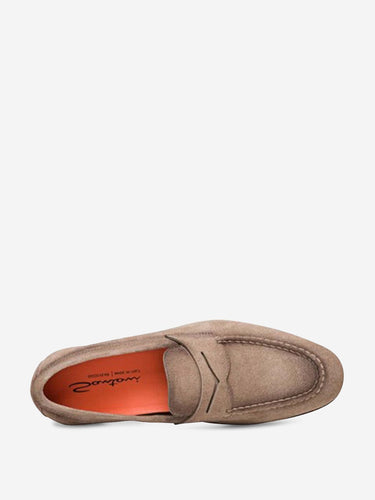 Santoni Hombre Barcelona Zapatos Mocasines Piel color Beige sku 611-004603 01 - Foto 3