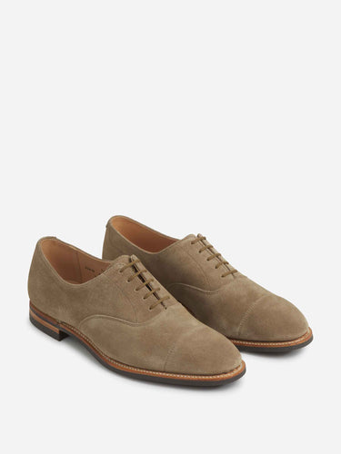 Crockett & Jones Hombre Barcelona Zapatos Oxford Ante color Verde Manzana sku 611-004613 01 - Foto 2
