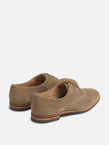 Crockett & Jones Hombre Barcelona Zapatos Oxford Ante color Verde Manzana sku 611-004613 01 - Foto 3