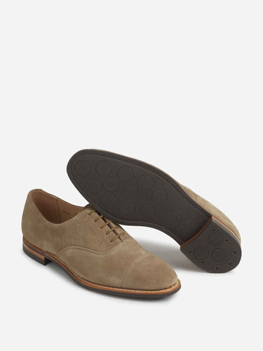 Crockett & Jones Hombre Barcelona Zapatos Oxford Ante color Verde Manzana sku 611-004613 01 - Foto 4