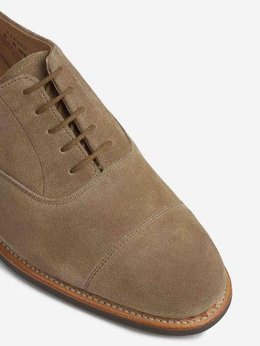Crockett & Jones Hombre Barcelona Zapatos Oxford Ante color Verde Manzana sku 611-004613 01 - Foto 5