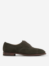 Crockett & Jones Hombre Barcelona Zapatos Oxford Ante color Verde Oscuro sku 611-004613 02 - Foto 1