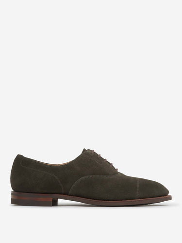 Crockett & Jones Hombre Barcelona Zapatos Oxford Ante color Verde Oscuro sku 611-004613 02 - Foto 1