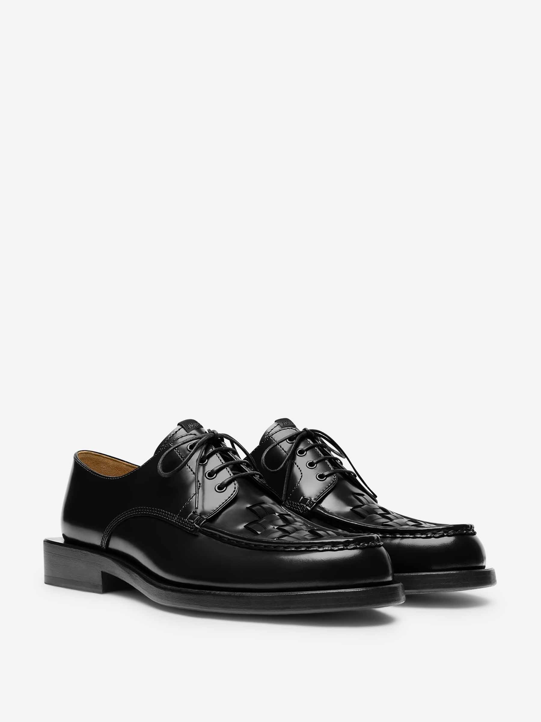 Jacquemus Hombre Barcelona Zapatos Derby Trenzados color Negro sku 611-004633 01 - Foto 2