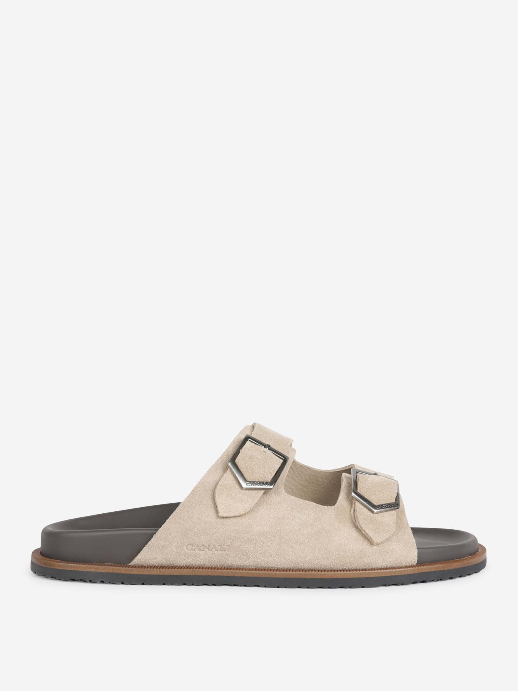 Canali Hombre Barcelona Sandalias Piel color Camel sku 611-004637 01 - Foto 1