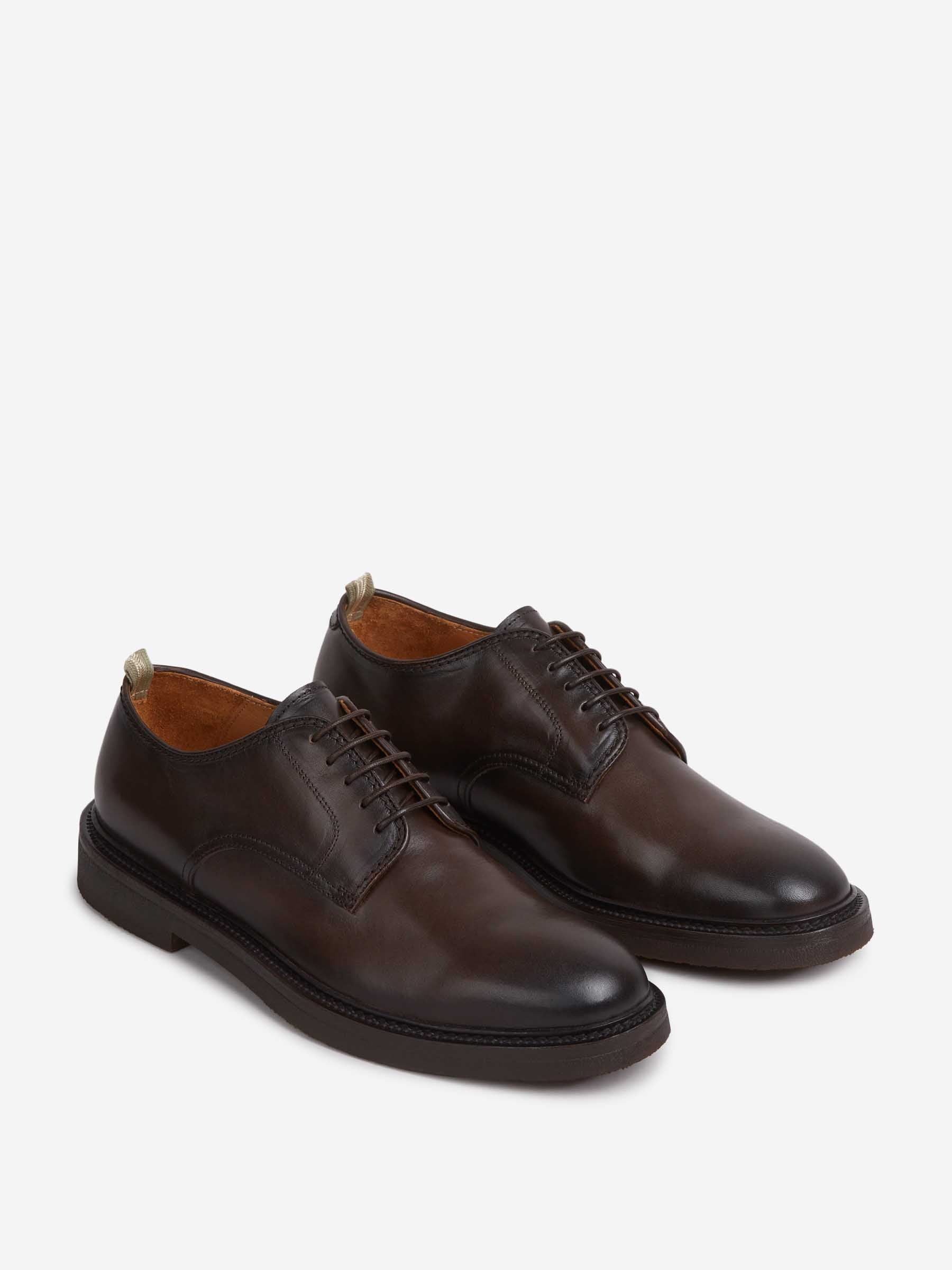Officine Creative Hombre Barcelona Zapatos Cordones Hopkins color Marrón Oscuro sku 611-004638 01 - Foto 2