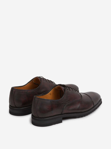 Bontoni Hombre Barcelona Zapatos Oxford Savoia color Marrón Oscuro sku 611-004644 01 - Foto 3