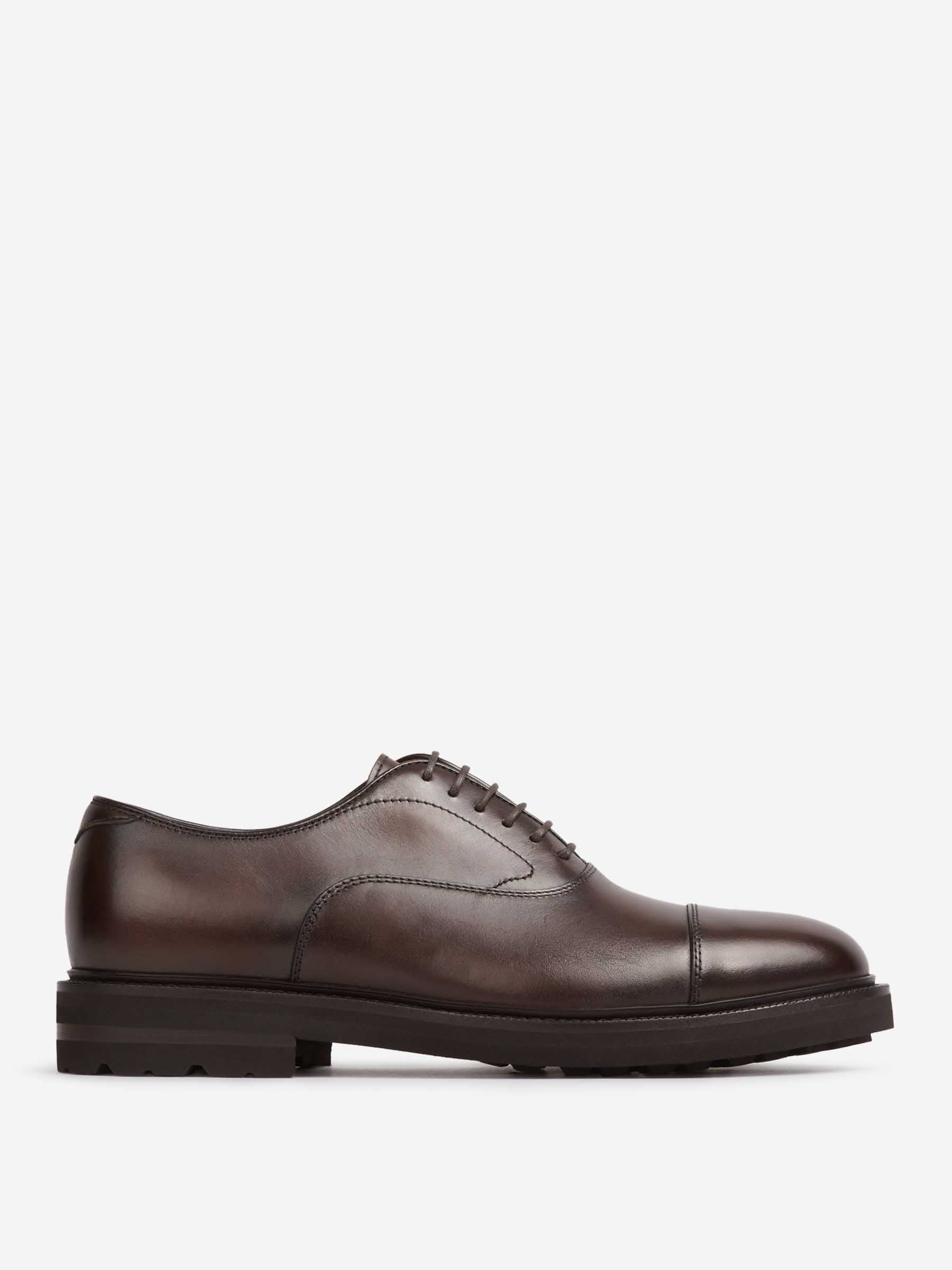 Henderson Baracco Hombre Barcelona Zapatos Vitello Royal color Marrón Oscuro sku 611-004647 01 - Foto 1