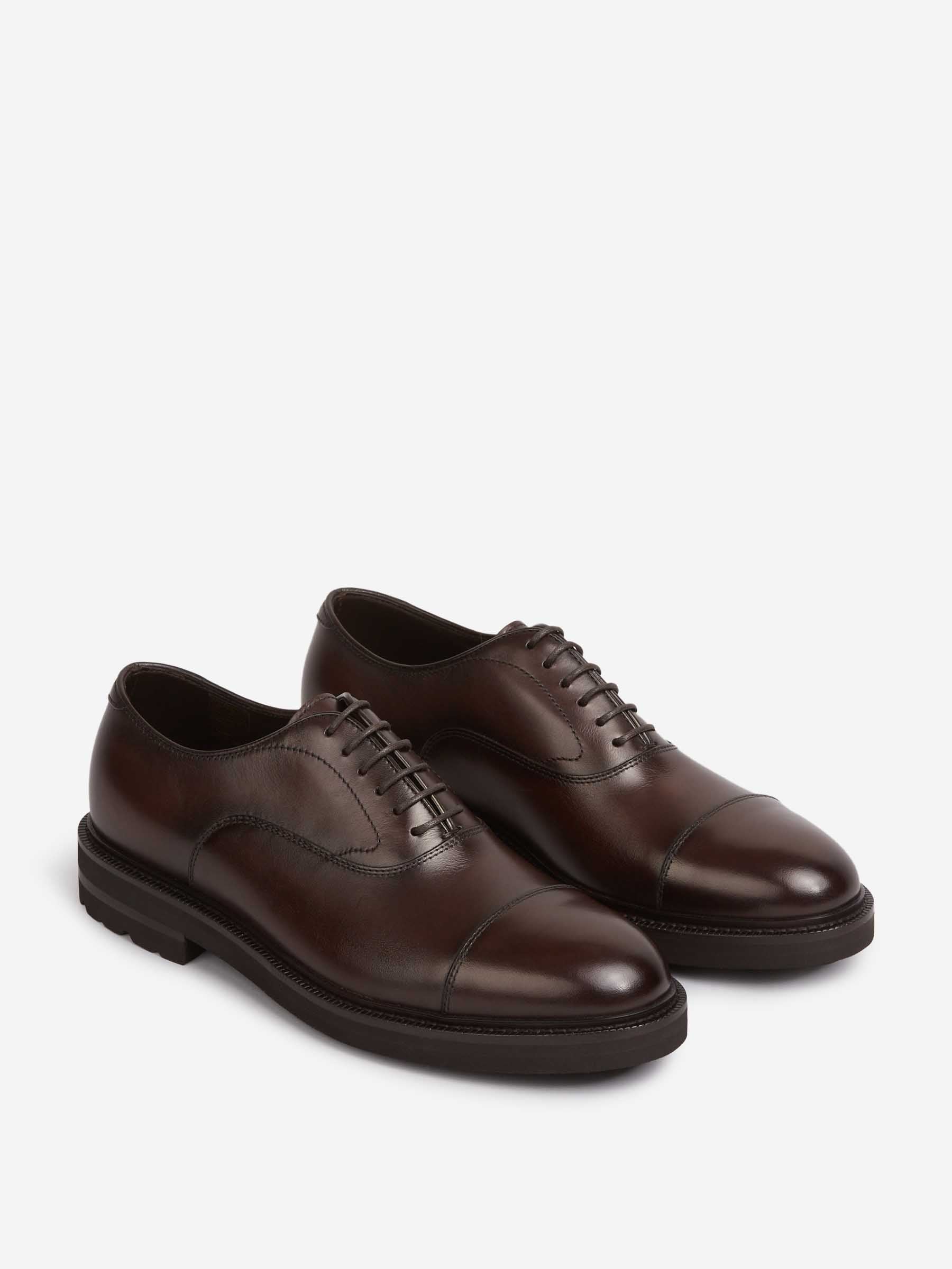 Henderson Baracco Hombre Barcelona Zapatos Vitello Royal color Marrón Oscuro sku 611-004647 01 - Foto 2