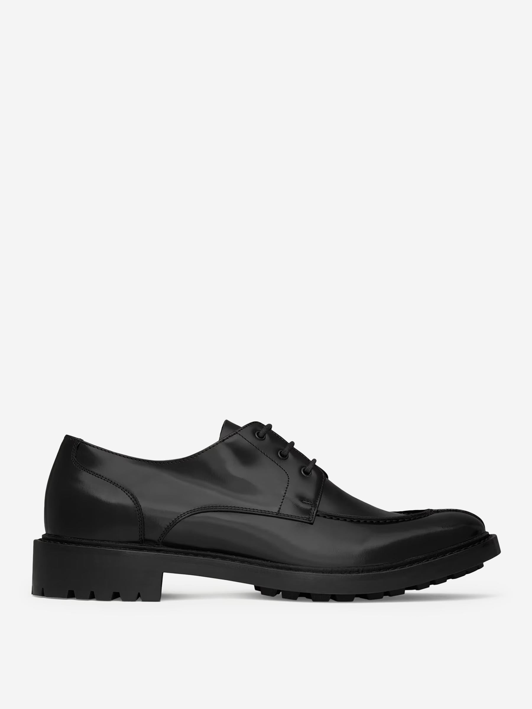 Saint Laurent Hombre Barcelona Zapatos Derby New Bourbon color Negro sku 611-004648 01 - Foto 1