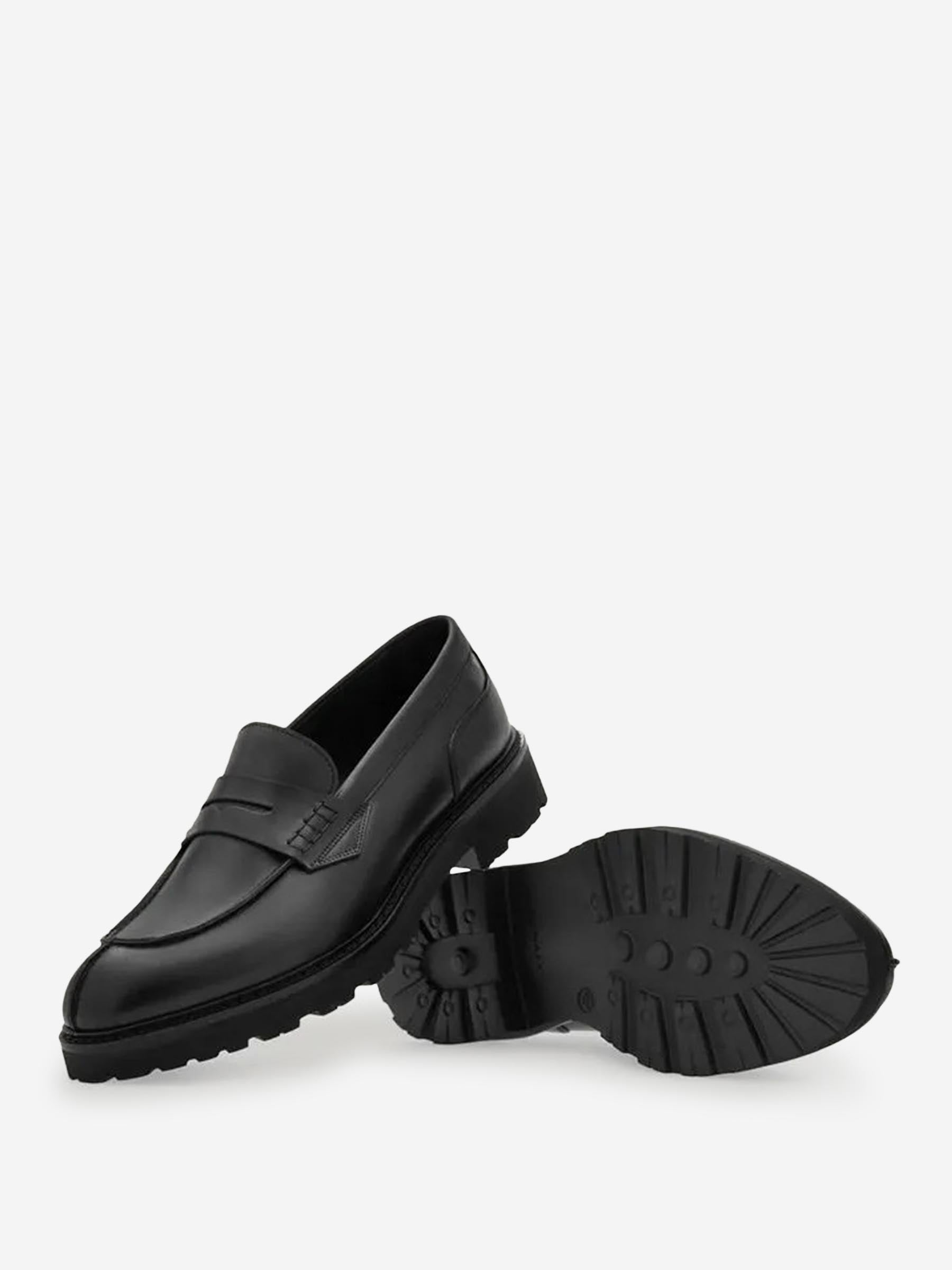 Canali Hombre Barcelona Mocasines College Liso color Negro sku 611-004651 01 - Foto 2