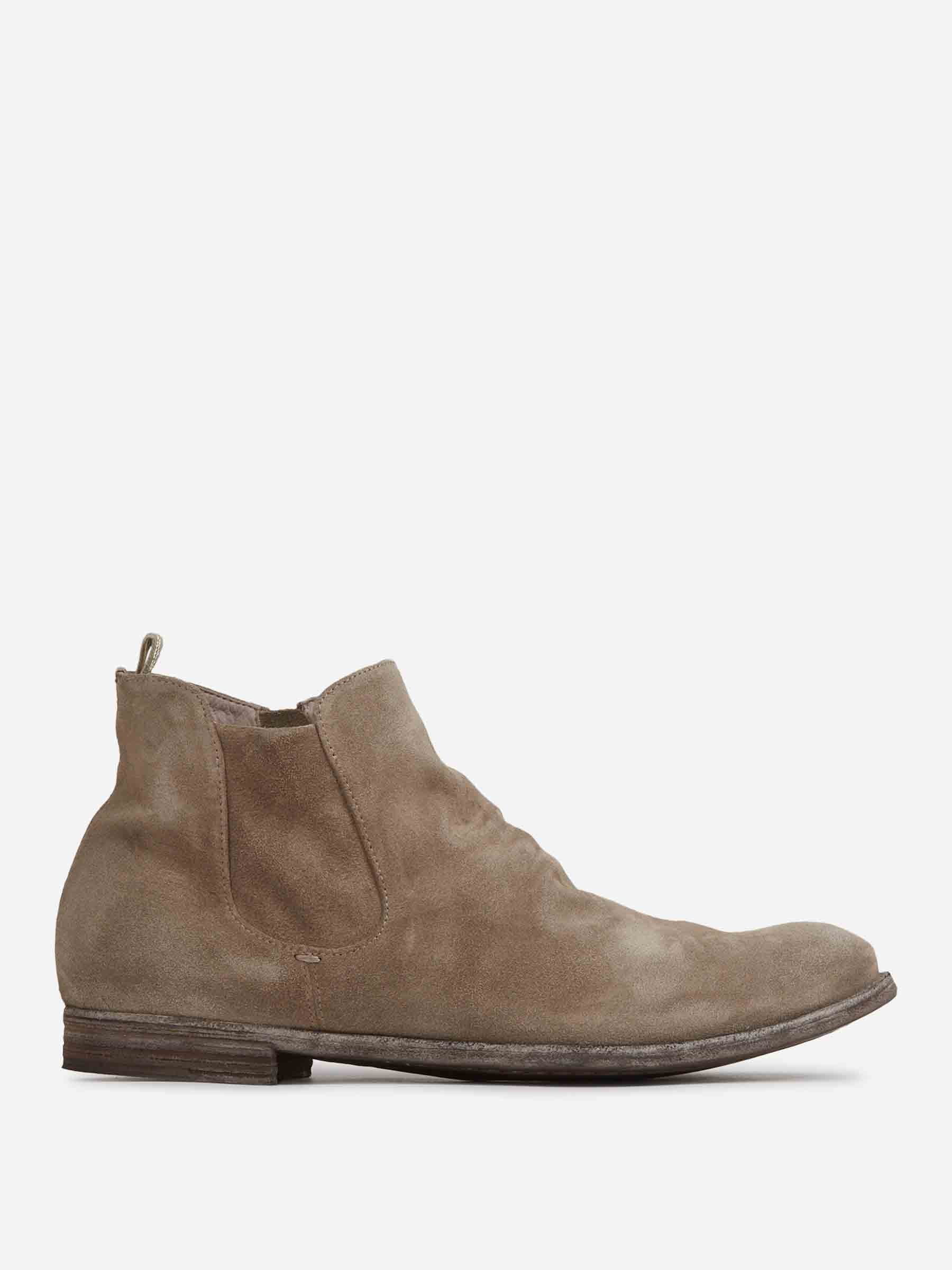 Officine Creative Hombre Barcelona Botas Suede Zipped color Taupe sku 611-004656 01 - Foto 1