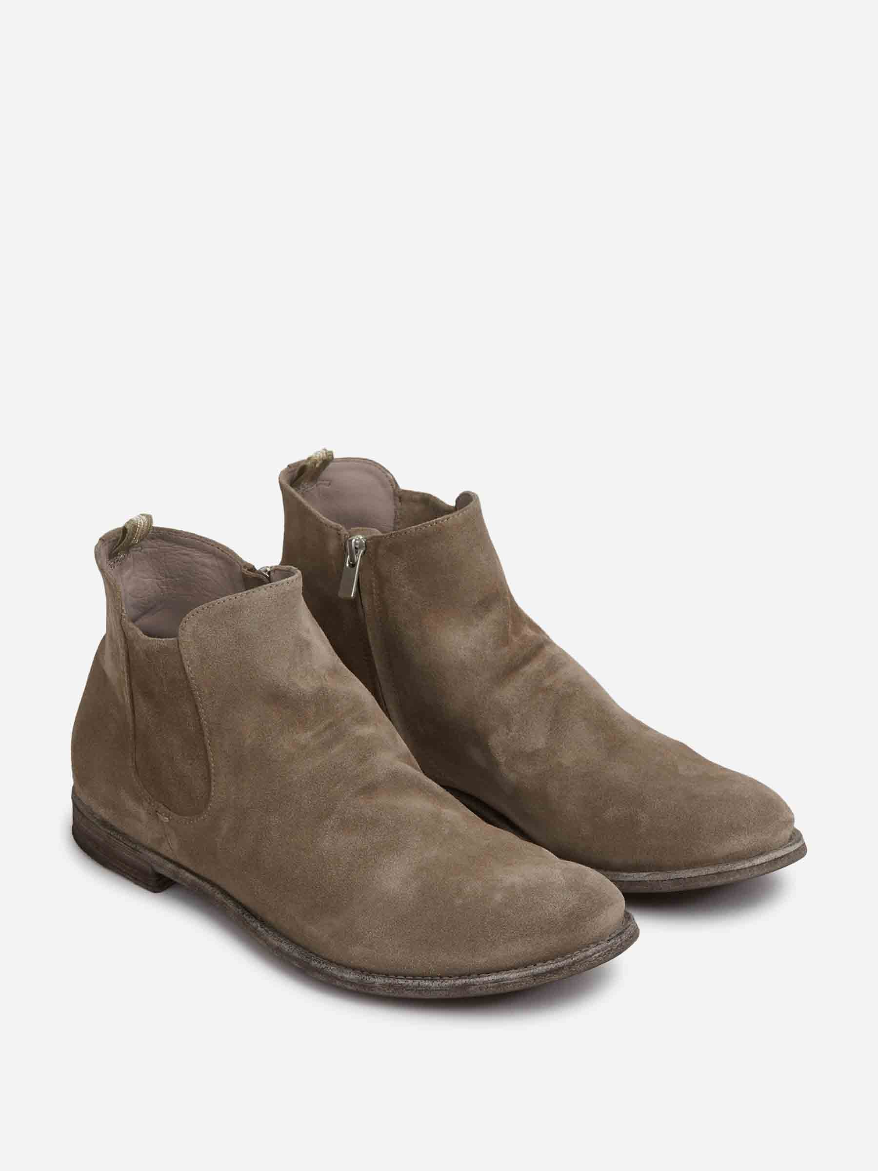 Officine Creative Hombre Barcelona Botas Suede Zipped color Taupe sku 611-004656 01 - Foto 2