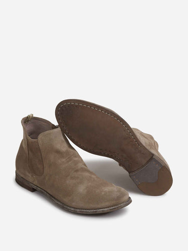 Officine Creative Hombre Barcelona Botas Suede Zipped color Taupe sku 611-004656 01 - Foto 4