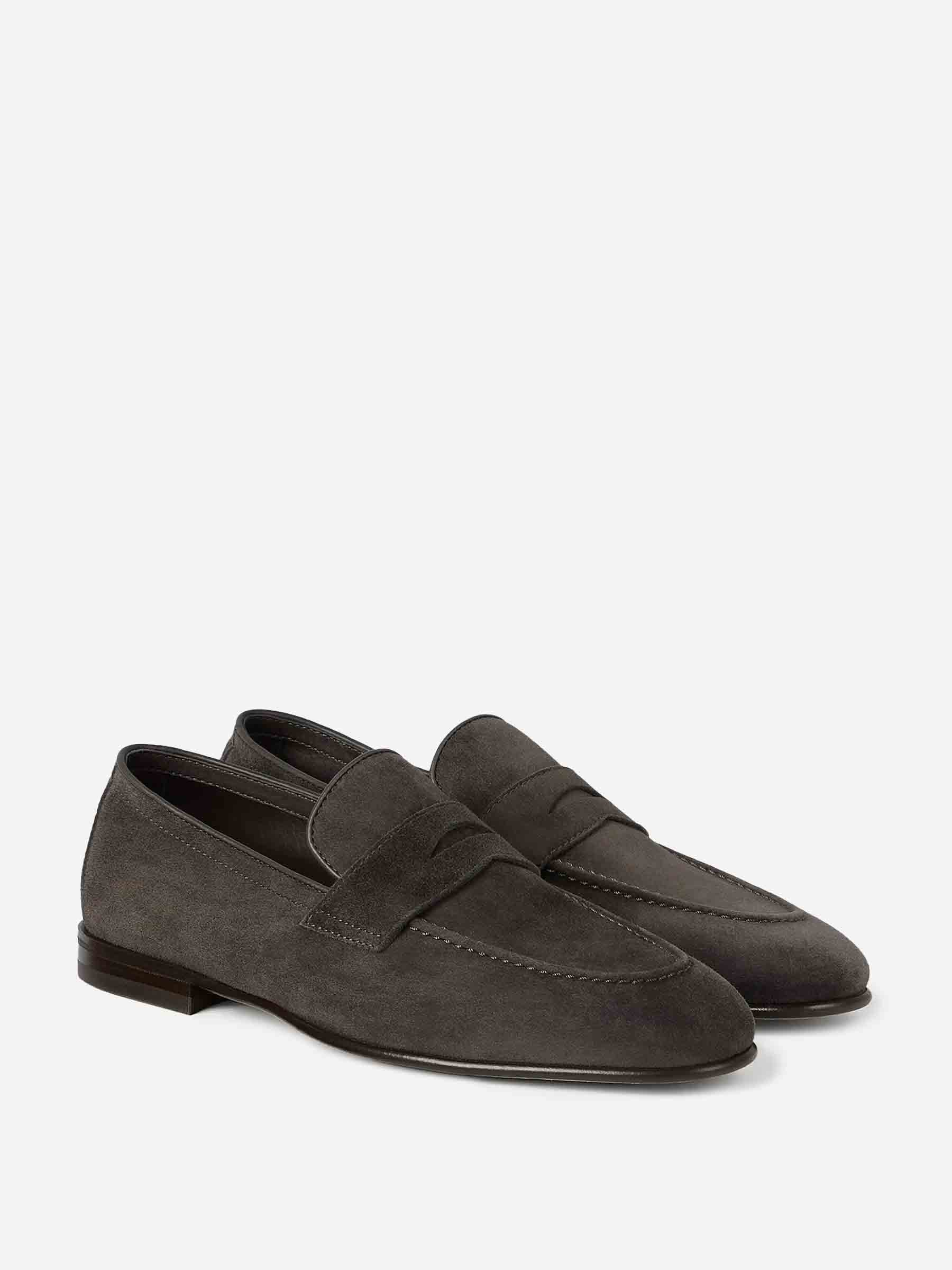 Brunello Cucinelli Hombre Barcelona Mocasines Soft color Marrón Oscuro sku 611-004714 01 - Foto 2