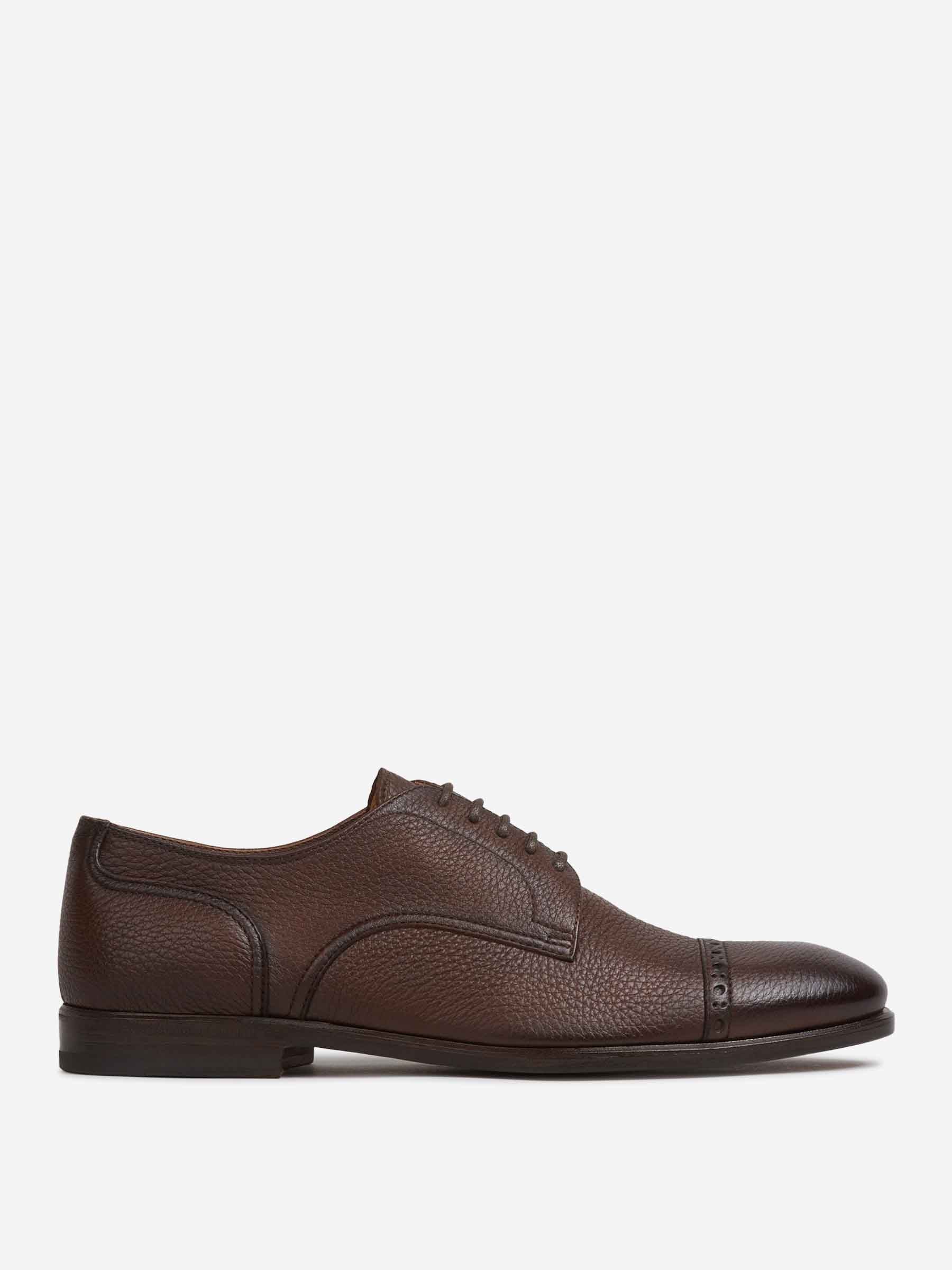 Henderson Hombre Barcelona Zapatos Oxford Brogue color Marrón Oscuro sku 611-004715 01 - Foto 1