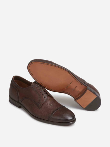 Henderson Hombre Barcelona Zapatos Oxford Brogue color Marrón Oscuro sku 611-004715 01 - Foto 4