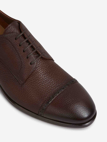 Henderson Hombre Barcelona Zapatos Oxford Brogue color Marrón Oscuro sku 611-004715 01 - Foto 5