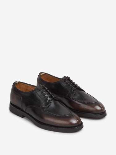 Officine Creative Hombre Barcelona Zapatos Bariton Flexi 005 color Marrón Oscuro sku 611-004720 01 - Foto 2