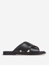 Maison Margiela Hombre Barcelona Sandalias Cruzadas Piel color Negro sku 613-000463 01 - Foto 1