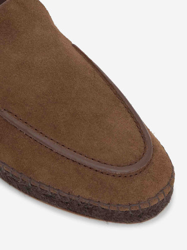 Castañer Hombre Barcelona Mocasines Ante James C/269 color Marrón Oscuro sku 613-000470 01 - Foto 3