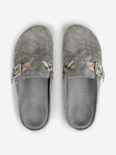 Burberry Hombre Barcelona Zuecos Urchin color Gris sku 613-000473 01 - Foto 4
