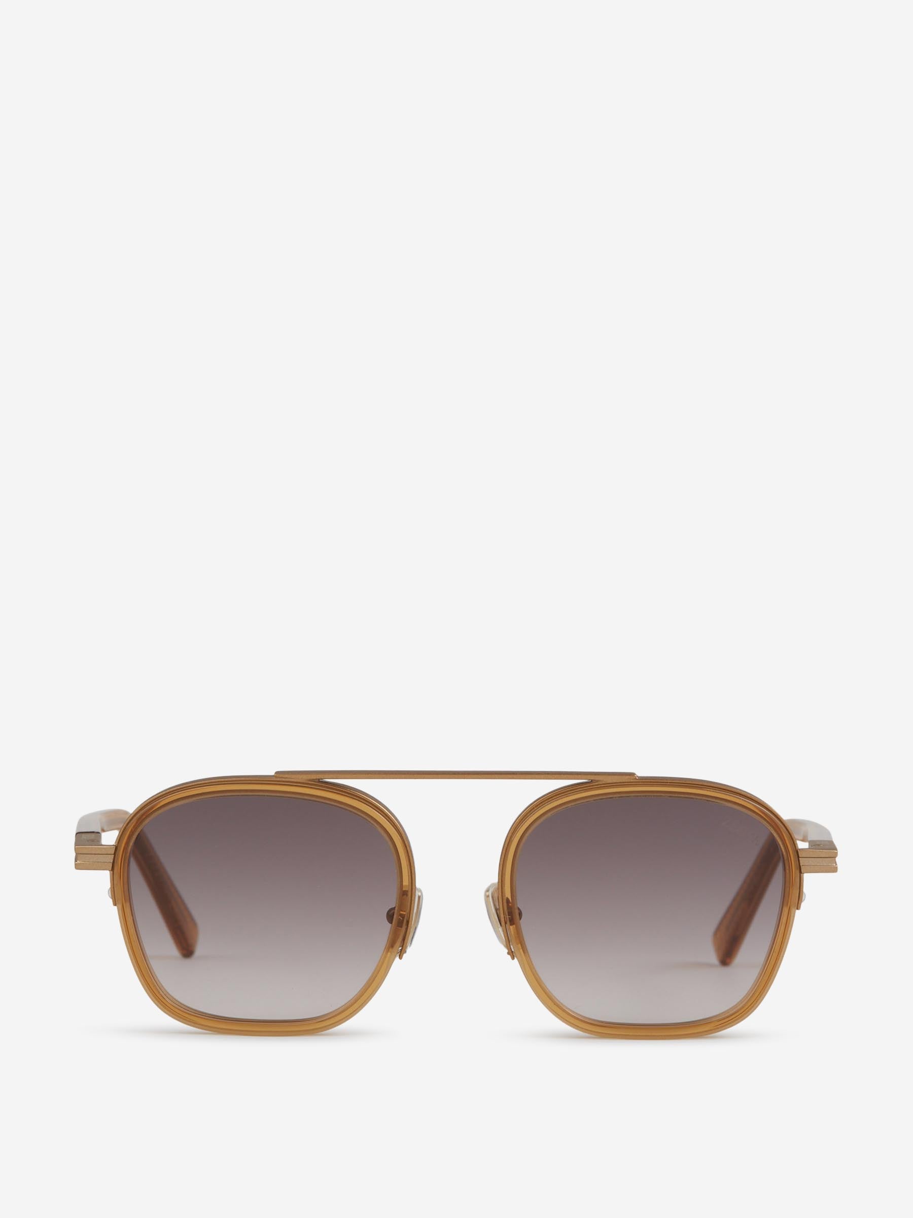 Zegna Hombre Barcelona Gafas de Sol Aviador Orizzonte color Amarillo sku 614-002966 03 - Foto 1