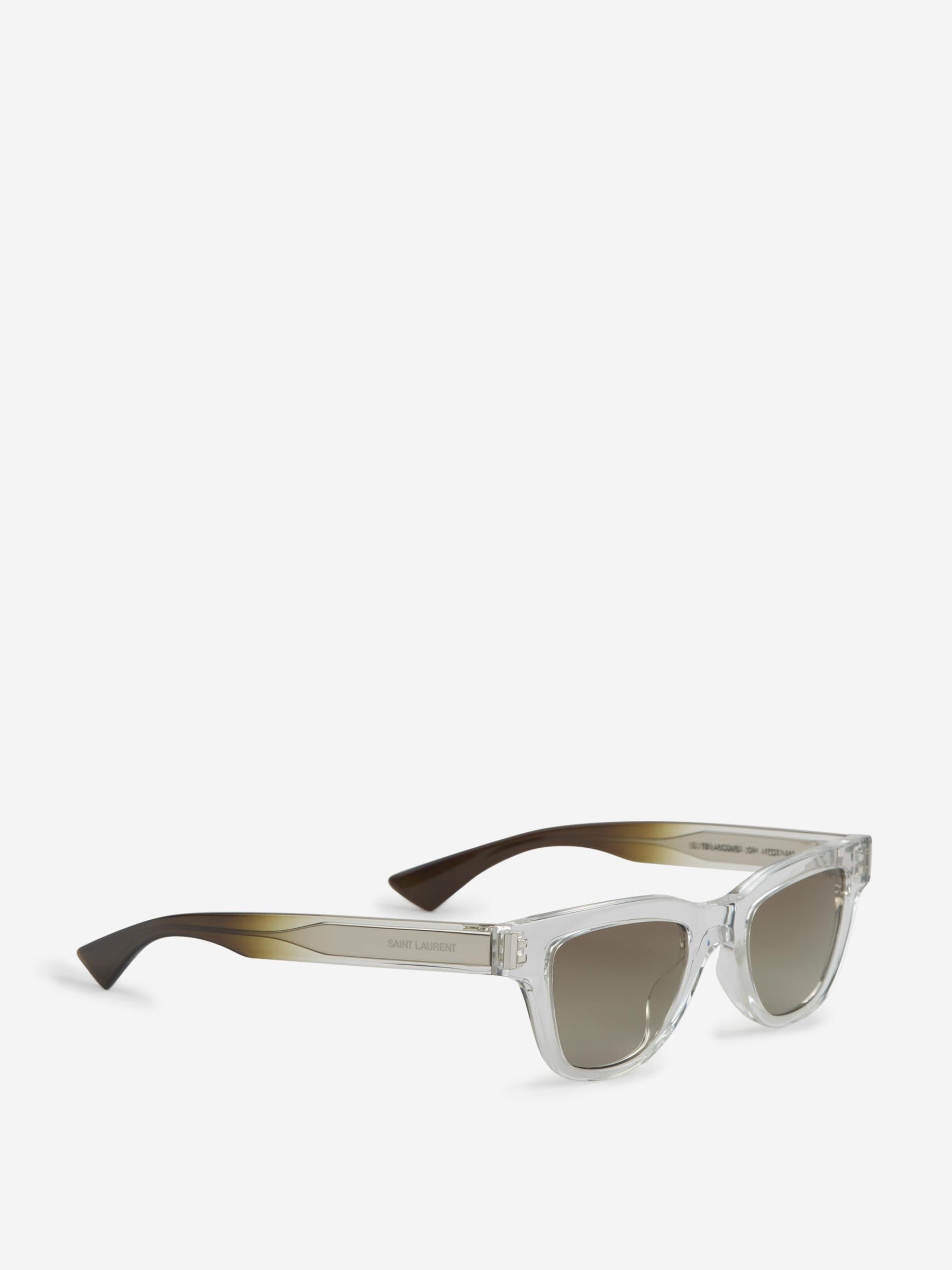 Saint Laurent Hombre Barcelona Gafas Cuadradas Wellington color Blanco sku 614-003035 02 - Foto 2