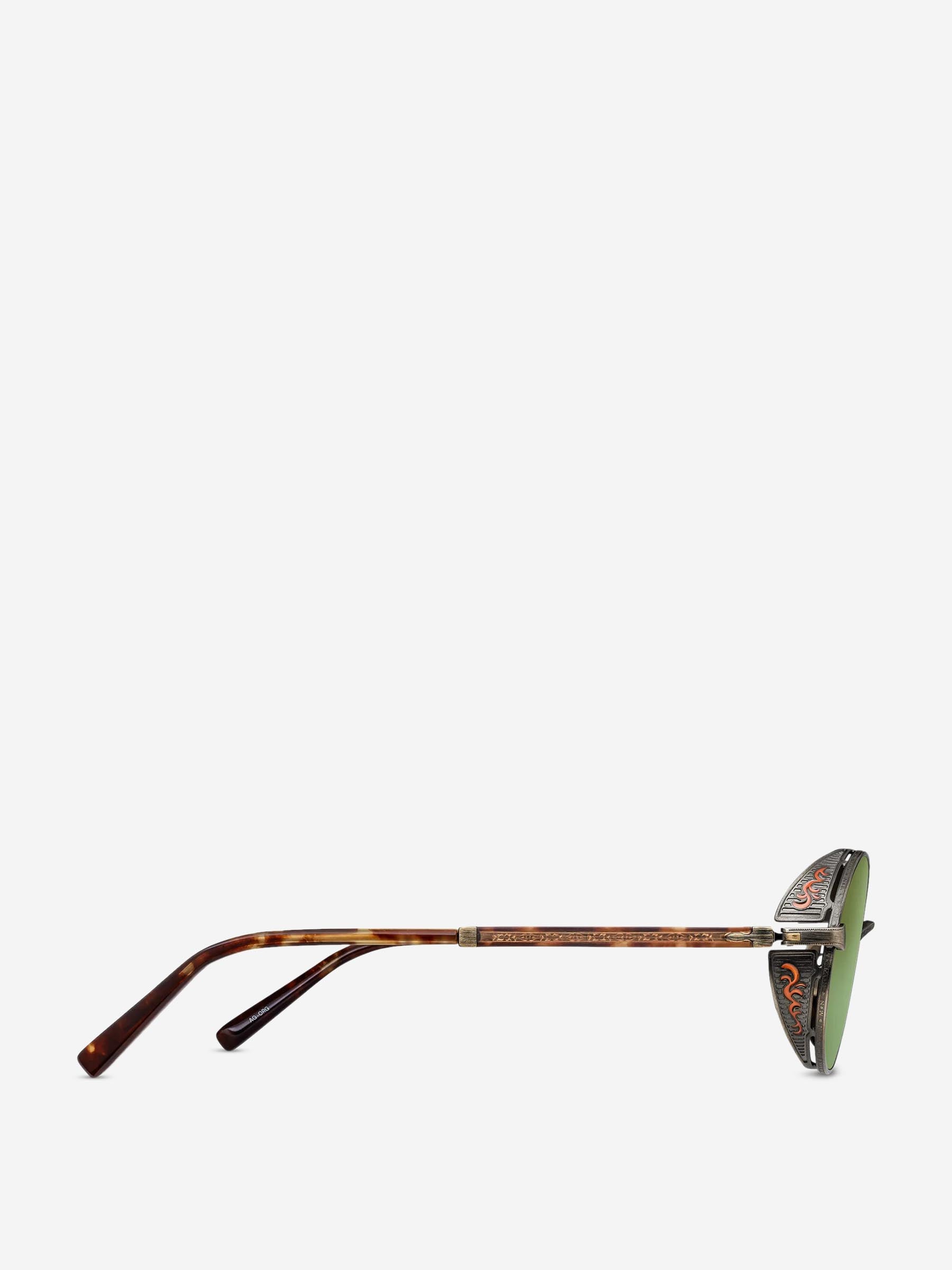 Matsuda Hombre Barcelona Gafas Sol Ovaladas color Dorado sku 614-003182 01 - Foto 2