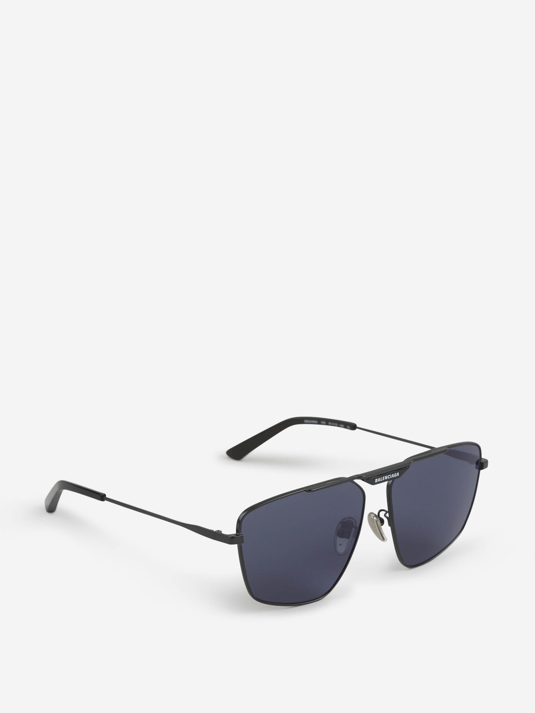 Balenciaga Hombre Barcelona Gafas de Sol Aviador color Azul sku 614-003193 03 - Foto 2
