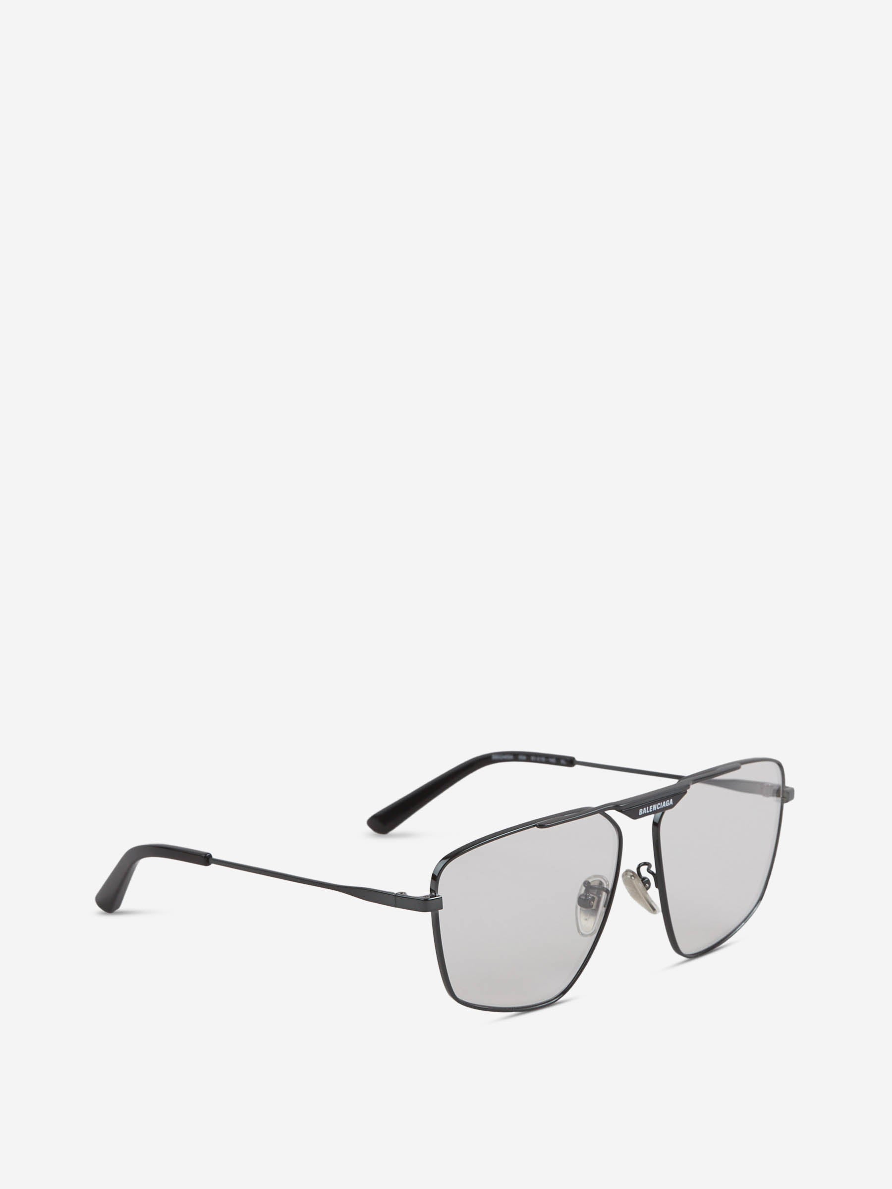 Balenciaga Hombre Barcelona Gafas de Sol Aviador Tag 2.0 color Blanco sku 614-003219 02 - Foto 2