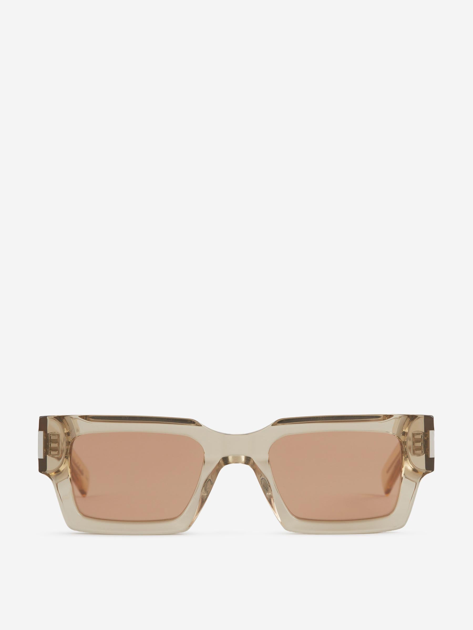 Saint Laurent Hombre Barcelona Gafas de Sol Cuadradas color Crema sku 614-003307 02 - Foto 1