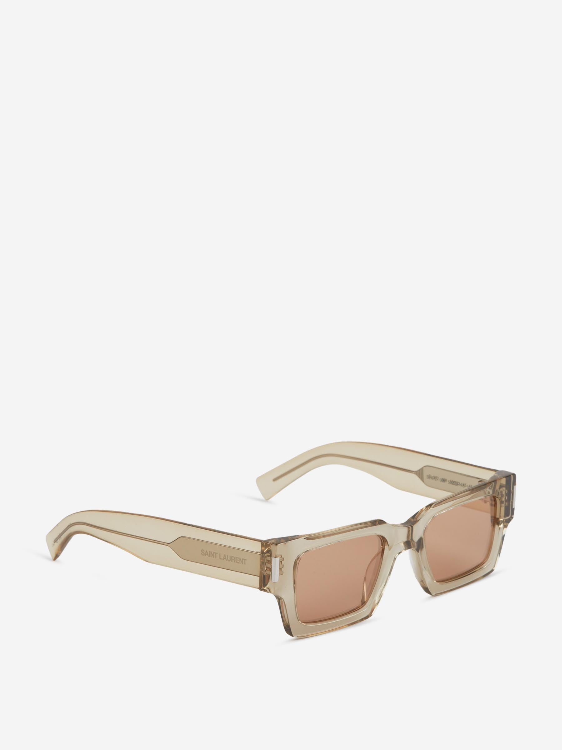 Saint Laurent Hombre Barcelona Gafas de Sol Cuadradas color Crema sku 614-003307 02 - Foto 2